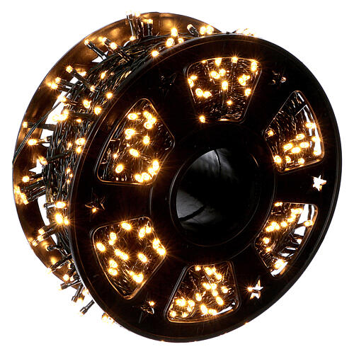 Christmas lights, 1200 warm light LEDs for indoor and outdoor use, bluetooth controller 2