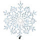Fiocco di neve 336 Led Bianco ghiaccio interno ed esterno