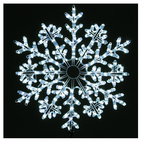 LED Snowflake 336 Ice White Lights Indoor and Outdoor Use 1