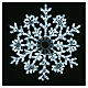 LED Snowflake 336 Ice White Lights Indoor and Outdoor Use s1