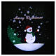 Snowman LED Projector for outdoor with music s1