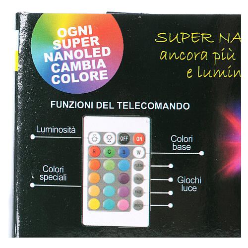 Lichter Vorhang 180 Minileds multicolor für Aussengebrauch 8