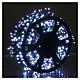 Chain with 1200 ice white LED lights with Memory and App s1