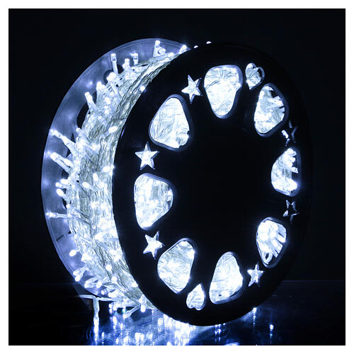 1500 LED String Light Wheel Ice White with Memory and App 1