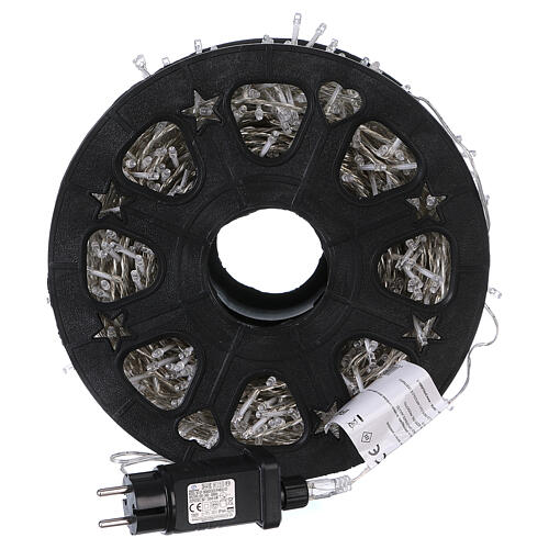 1500 LED String Light Wheel Ice White with Memory and App 4