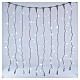 Extendable curtain with 100 cold white Jumbo LED lights s3