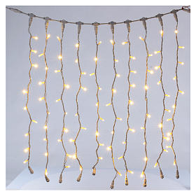 Luces de Navidad: Cortina 100 Jumbo Led Blanco Cálido prolongable Luces de Navidad: Cortina 100 Jumbo Led Blanco Cálido prolongable