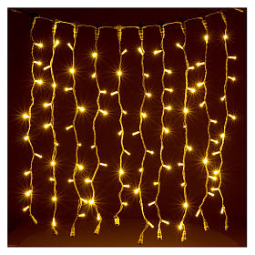 Luces de Navidad: Cortina 100 Jumbo Led Blanco Cálido prolongable Luces de Navidad: Cortina 100 Jumbo Led Blanco Cálido prolongable