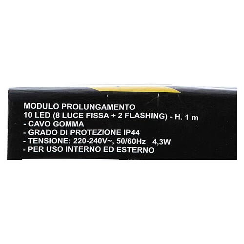 Moduł 10 Jumbo led Światło Ciepłe, 1 metr, do wnętrz i na zewnątrz 4