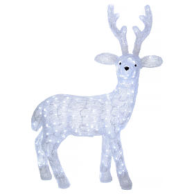 Weihnachtslichter: Leuchtendes Renntier 100cm 240 kaltweissen Leds Innen- und Aussengebrauch Weihnachtslichter: Leuchtendes Renntier 100cm 240 kaltweissen Leds Innen- und Aussengebrauch
