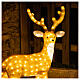 Christmas lights Brown Reindeer 240 warm coloured LEDs h. 1 m s2