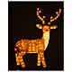 Christmas lights Brown Reindeer 240 warm coloured LEDs h. 1 m s3