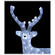 White LED Reindeer 120 cold lights 84 cm s2