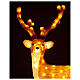 Lighted Brown Reindeer 84 cm 120 LED warm light s2