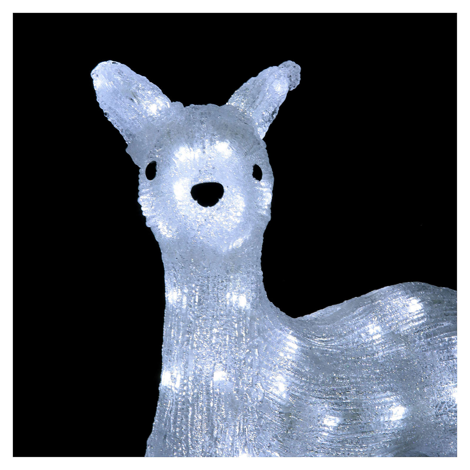 Luminaire de Noël Faon 60 Leds lumière blanc froid h 50 cm | vente en