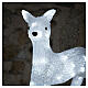 LED Fawn Holiday Decoration 60 LEDs cold light h. 50 cm s3