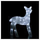 LED Fawn Holiday Decoration 60 LEDs cold light h. 50 cm s4