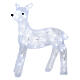 LED Fawn Holiday Decoration 60 LEDs cold light h. 50 cm s6