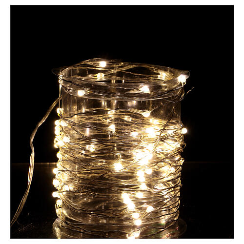 Decorative Lights 100 Nano LED With Clear Wire and Warm Light 1