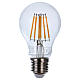 LED lightbulb 8W teardrop E27 filament s1