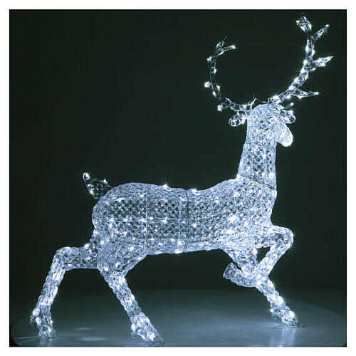 Elk-shaped ice white LED light for indoor and outdoor use 3