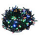 Ice white and multicoloured LED light chain with play of lights s3