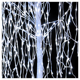 Arbre lumineux Noël saule pleureur 180 cm 480 LED blanc froid extérieur