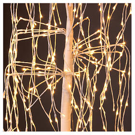 Albero luminoso Natalizio Salice piangente 150 cm 360 LED bianco caldo esterno