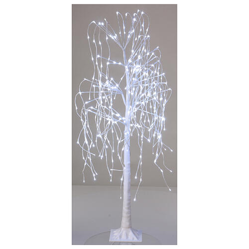 Árvore luminosa Natal salgueiro-chorão 150 cm 360 LED branco frio exterior 3