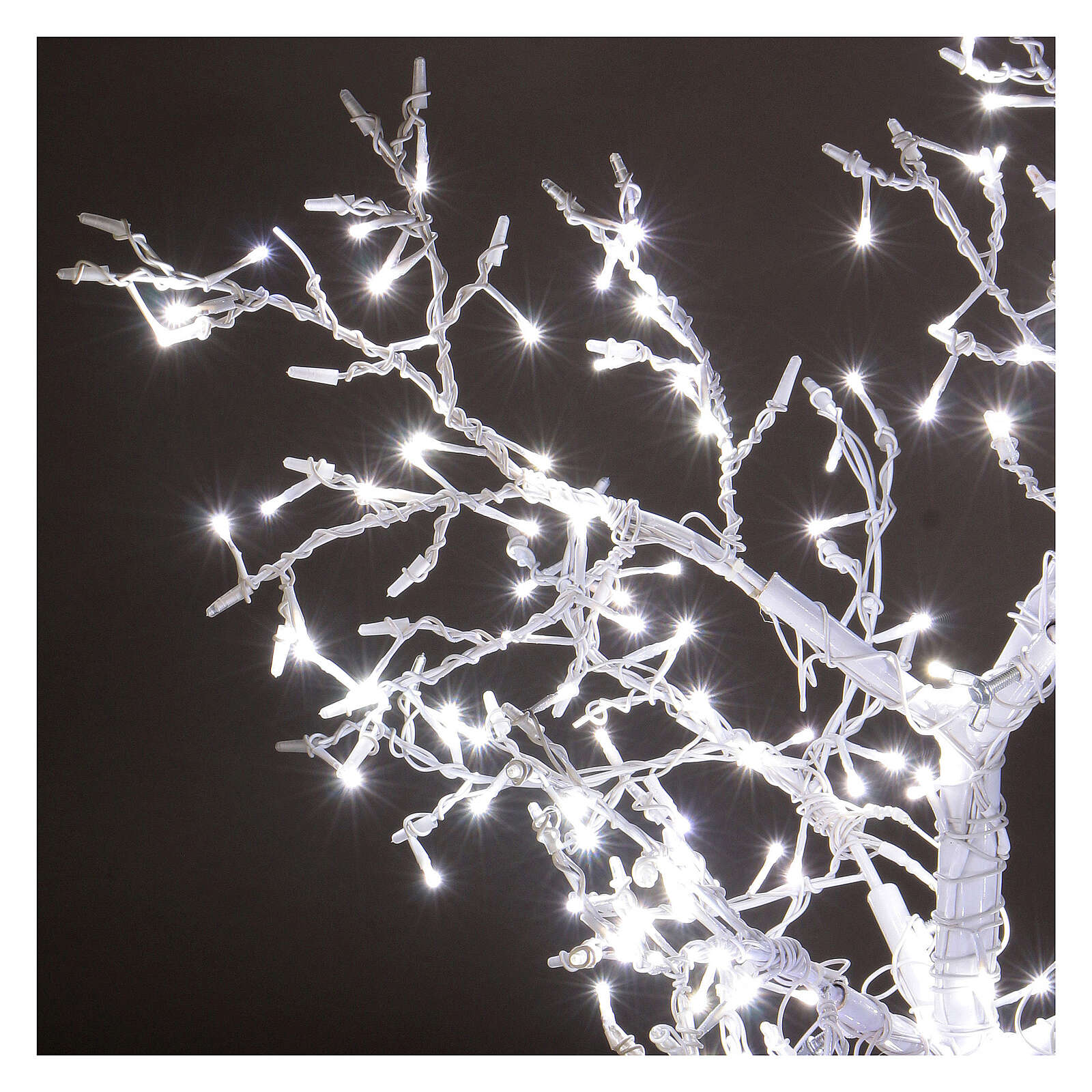 Christmas lights tree in metal 90 cm 210 LEDs, cool white online