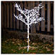 Arbre lumineux de Noël métal 90 cm 210 LED blanc froid extérieur s1
