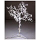 Metal Christmas tree with lights 90 cm, 210 LEDs cold white outdoor s4