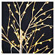 Árvore luminosa estilizada 120 cm 112 LED branco quente exterior s2