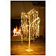 Albero luminoso Salice piangente 120 cm 240 LED bianco caldo esterno s1