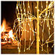 Árvore luminosa Natal salgueiro-chorão 120 cm 240 LED branco quente exterior s4