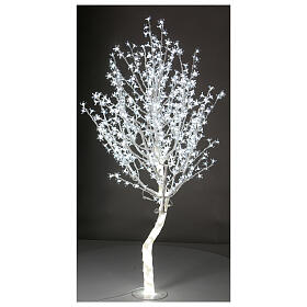 Drzewko rozświetlone Wiśnia 180 cm 600 LED biały zimny na zewnątrz