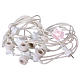 Cable for light bulbs E27 contacts, 10 m white s2