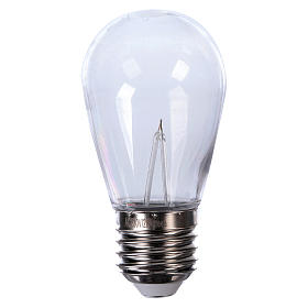 Green drop light bulb E27 for lamp holder chains