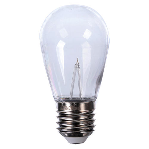 Green drop light bulb E27 for lamp holder chains 1