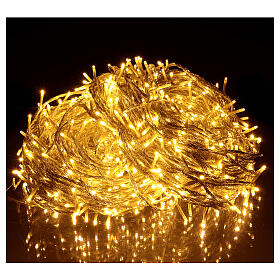 Christmas string lights, 1000 warm white LEDs flash control unit 100 m