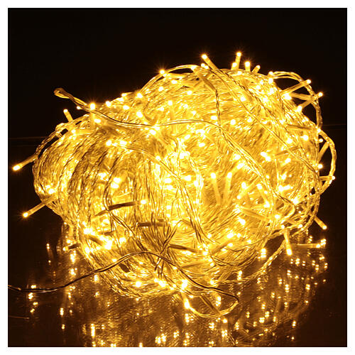 Christmas lights 500 warm white LEDs with switch for outdoor 50 m 1