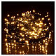 Christmas lights green cable 500 warm white LEDs, external remote 50 m s1