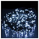 Christmas lights green wire 500 cold white LEDS with external remote controller 50 m s1