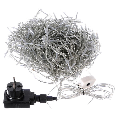 Christmas lights 500 cold white LEDs with switch for outdoor 50 m 6