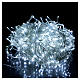 Luce Natalizia catena 500 Led bianchi luce fredda esterni interruttore 50 m s1