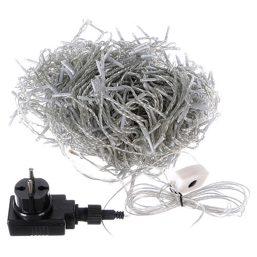Christmas string lights 500 cold white LEDs external control 50 m 6
