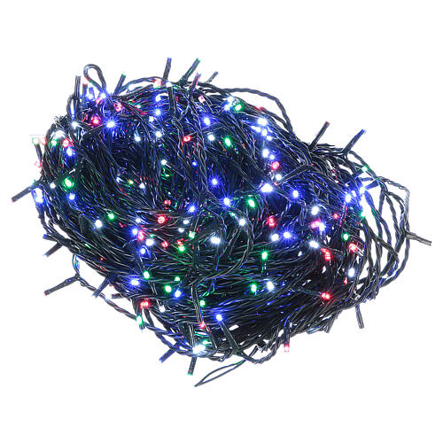Holiday lights green string 500 multi-colour LEDS external control 50 m 2