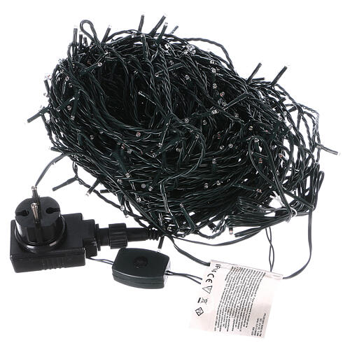 Holiday lights green string 500 multi-colour LEDS external control 50 m 6