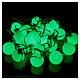 Christmas globe lights 20 multi-color with external flash control unit 7.6 m s5