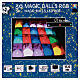 Luce di Natale 30 balocchi multicolor RGB esterno flash control 11,6 m s7